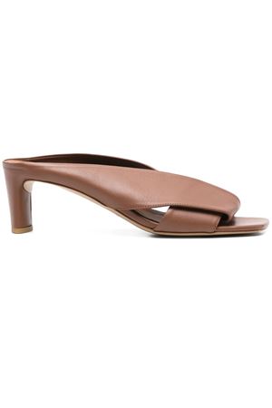 Brown Moor leather mules DEL CARLO | 11708CANNELLA